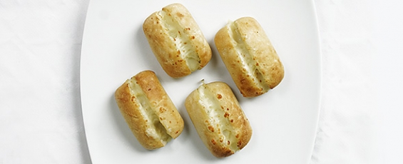 Pan de ajo con queso (4 u.)